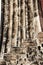 Arcades, pillars and facade of Do Carmo convent in Lisbon