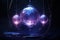 Arcane crystal orbs, containing trapped magical entities with untold power - Generative AI