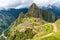 Arceological site in Machu Picchu the ancient Inca city near Cusco, Peru