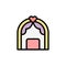 Arch, altar, wedding icon. Simple color with outline vector elements of marriage icons for ui and ux, website or mobile