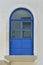 Arch blue door