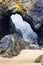 Arch Cape Natural Arch Rock Formation Ocean Shoreline