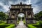 The Arch of The Centuries at University of Santo Tomas, in Sampaloc, Manila, The Philippines.