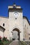 Arch and clock tower in Monteleone di Spoleto