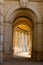 Arch and columns in Palais Longchamp