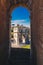 Arch of Constantine landmark and the symbol of Rome as seen from