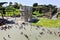 Arch of Constantine seen from Colosseum. Rome