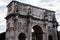 Arch of Constantine, the triumphal arch in Rome, located between the Coliseum and the Palatine