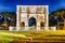 The Arch of Constantine, a triumphal arch in Rome near the Coliseum