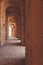 Arch corridor in ancient castle