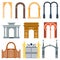 Arch design architecture construction frame classic, column structure gate door facade and gateway building ancient