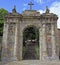 Arch of the former cemetery in Bilbao