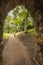 Arch and garden path at Nostell Priory