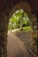 Arch and garden path at Nostell Priory