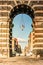 The arch Giuseppe Garibaldi, Catania, Sicily