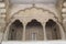 Arch hall in Agra fort