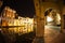 Arch on house and canal Vena. Chioggia