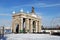 Arch of the Main entrance of ENEA - a main entrance on the Exhibition of Achievements of National Economy.