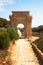 Arch in Old Roman Town Leptis Magna, Libya