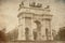 Arch of peace Milan Italy old postcard