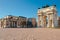 Arch of Peace of Sempione Gate in Milan