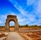 Arch roman of Caparra in Spain Extremadura