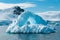 Arch shaped iceberg Antarctica