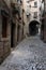 Arch on the stonepaved Garzotto street in Rovinj