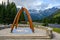 The arch at Trans-Canada Highway monument, Rogers Pass National Historic Site