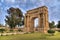 Arch of triumph in Sbeitla, Tunisia