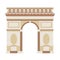 Arch of Triumph Vector Illustration