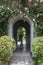 Arch tunnel in the garden