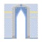 Arch vector construction illustration