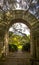 The Arch and the view of the Bishop Garden