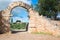 Arch in Volubilis, ancient roman city of Morocco