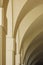 Arch wall of The beautiful Pasadena City Hall at Los Angeles, California