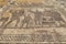 Archaeological excavations in Ostia Antica : Detail of mosaic of Hall of Mensores - Rome