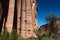 Archaeological formation of the desertic and arid Jurassic period of the Talampaya Canyon, the Cathedral formation, National Park