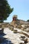 Archaeological landmark - Knossos Palace on the island of Crete, Greece, April 2018.