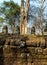 Archaeological Landscape Prasat Krahom red bricks Hindu Temple in Koh Ker Cambodia