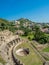 Archaeological Park of Baia, view over modern Baia