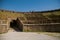 Archaeological park of Pompeii. Ancient city. The ruins of a Roman amphitheater for 20,000 people, where gladiatorial fights took