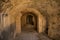 Archaeological park of Pompeii. Ancient city. The ruins of a Roman amphitheater for 20,000 people, where gladiatorial fights took