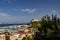 From the archaeological remains of the Baths of Baia a view of the Gulf of Poazzuoli, with the Castle of Baia.