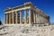 The archaeological site of the Acropolis in Athens, Greece