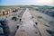 Archaeological site of the ancient fortified settlement of the Bronze Age Arkaim