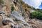 Archaeological site - the cave of God Pan in Banias National Park, Israel