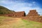 Archaeological site of Piquillacta, impressive ancient ruins in the South Valley of Cusco