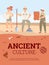 Archaeologists on excavations in search of artifacts of ancient culture