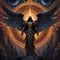 Archangel Azrael dark, cinematic painting art